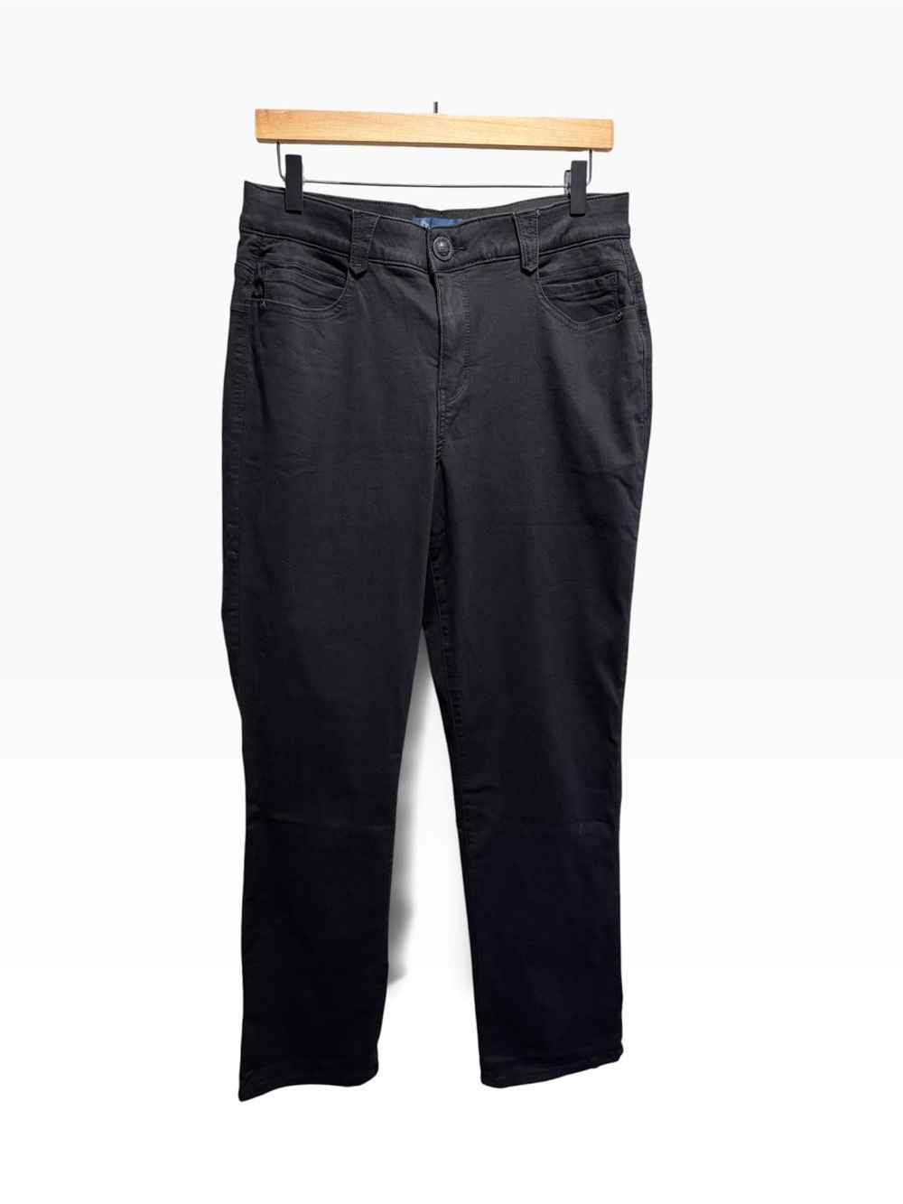 Democracy Black Absolution Straight Leg Pants Size 12